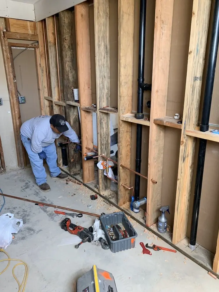 Commercial rough-in plumbing for Gas Line Repair in Beulah Valley